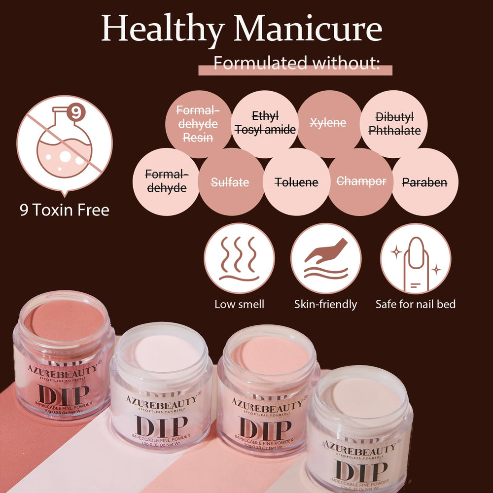 AZUREBEAUTY dip powder recycling tray—reuses excess powder to reduce waste.