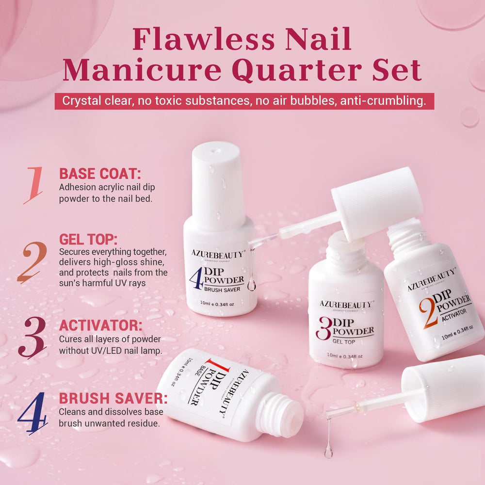 AZUREBEAUTY cuticle pusher for gentle prep before dipping
