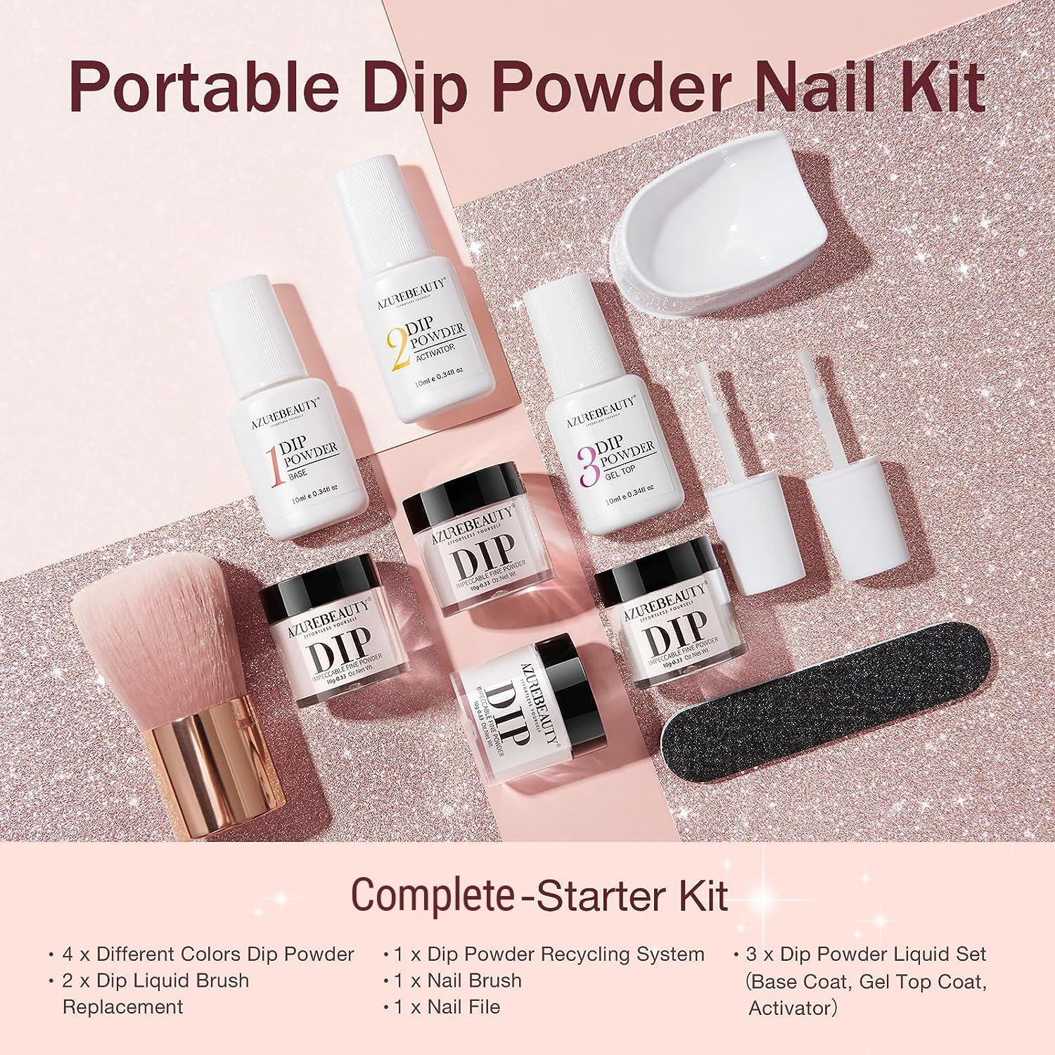 AZUREBEAUTY top coat bottle for glossy finish