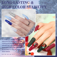 AZUREBEAUTY fine powder technology delivers smooth application and durable color.