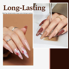 AZUREBEAUTY four-color nude dip powders for versatile natural looks.