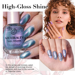 AZUREBEAUTY glitter polish 191 shimmer for bold sparkle and party-ready nails