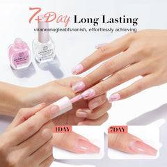 AZUREBEAUTY Jelly Nail Polish Set color swatches show sheer nude pink purple brown options.