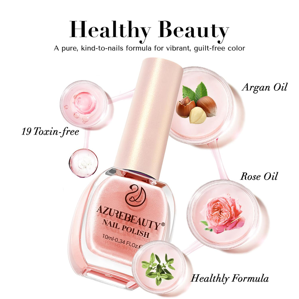 AZUREBEAUTY Jelly Nail Polish Set gift-ready packaging ideal for DIY kits.