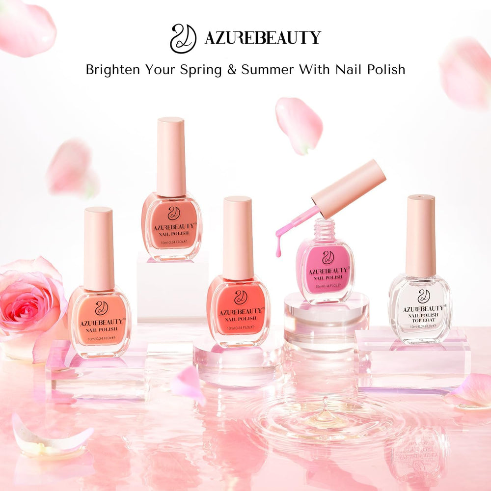 AZUREBEAUTY Jelly Nail Polish Set long-lasting wear with proper application.