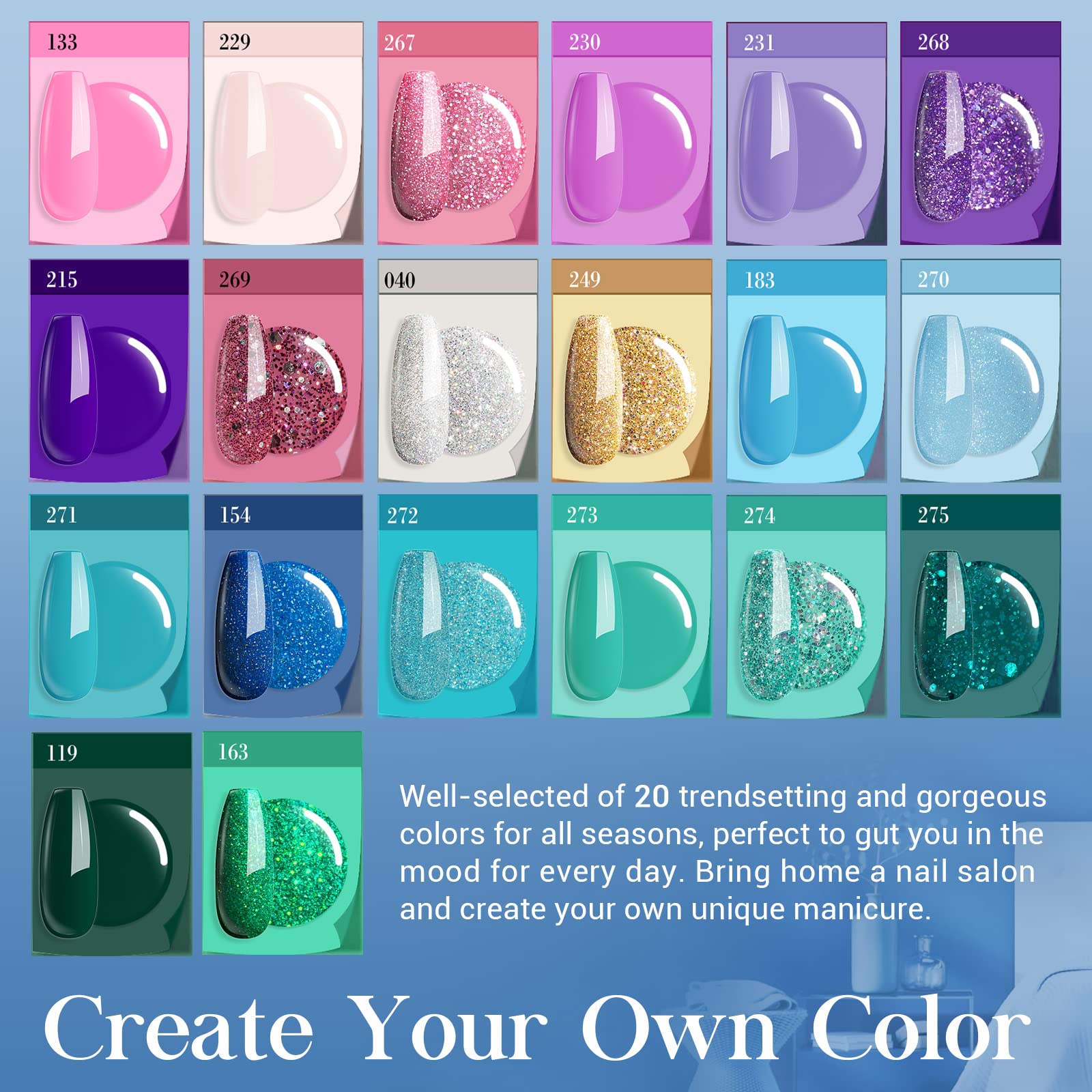 AzureBeauty Liquid Set with Base, Top, and Activator for easy application.