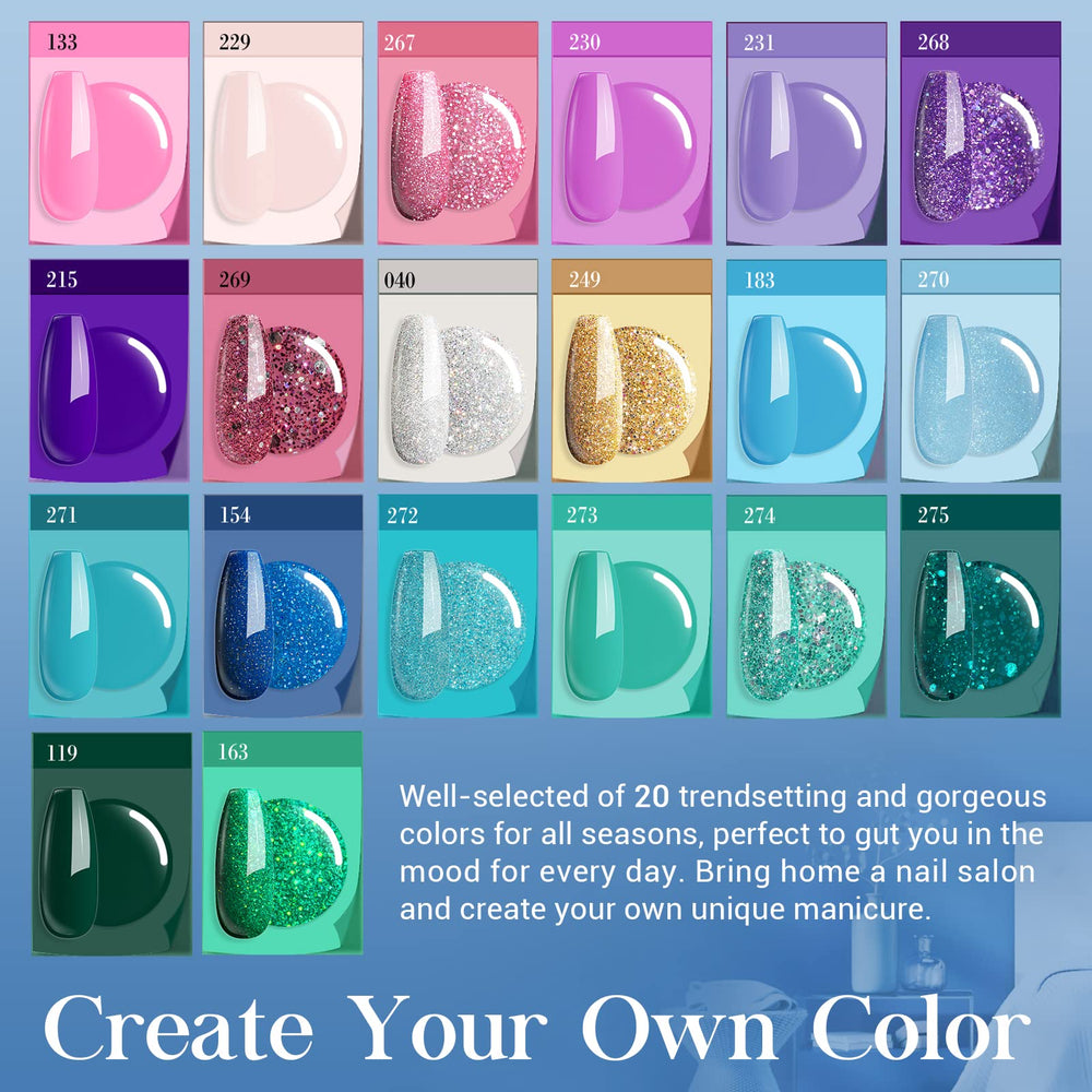 AzureBeauty Liquid Set with Base, Top, and Activator for easy application.