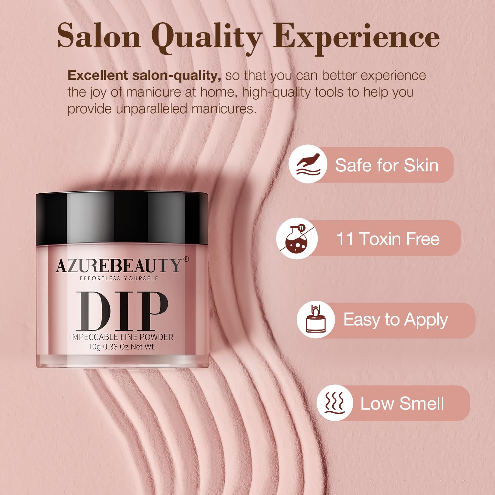 AZUREBEAUTY long-lasting shine—color stays vibrant up to about 28 days.