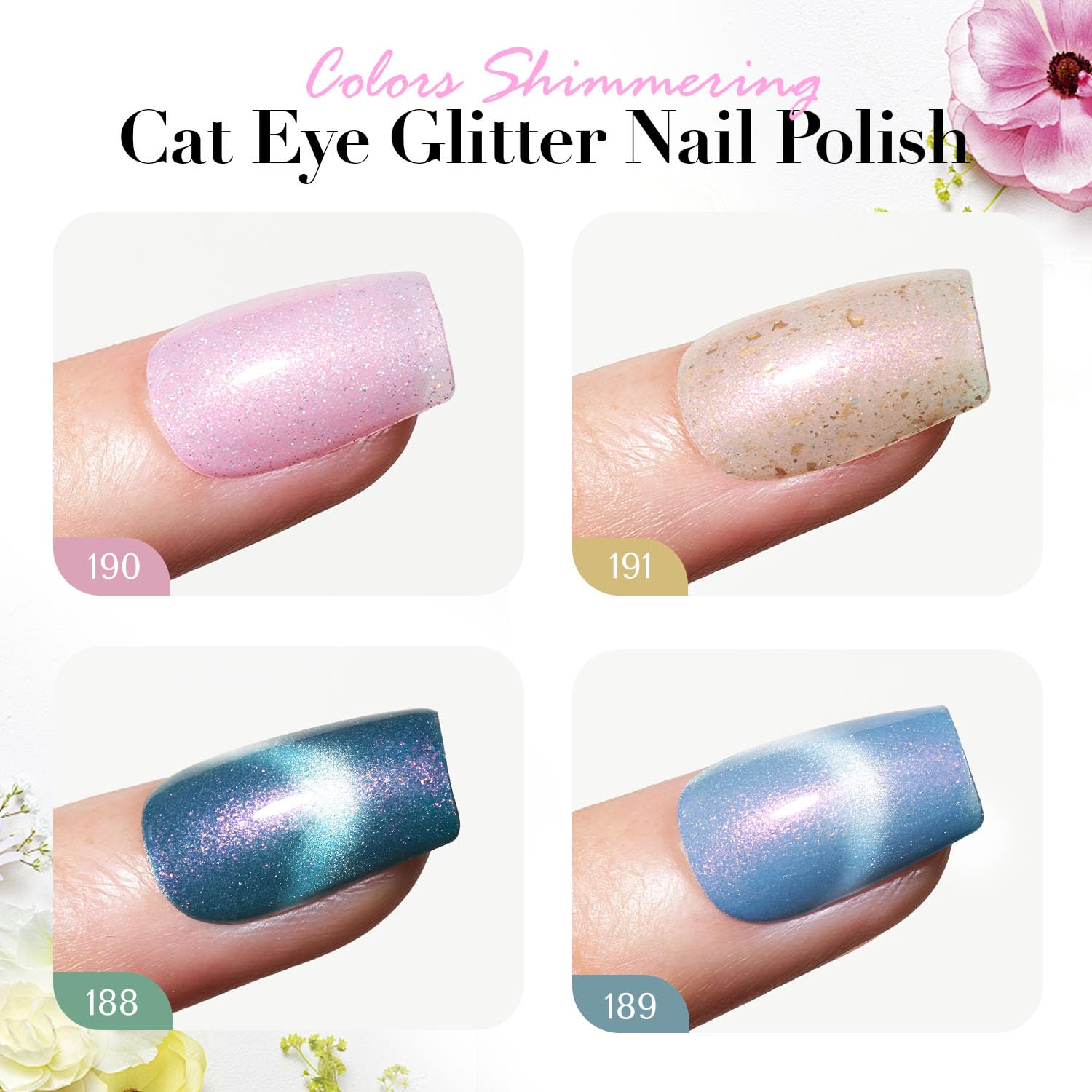 AZUREBEAUTY magnetic stick enables quick cat-eye effect over wet polish