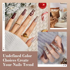 AZUREBEAUTY matte topcoat closeup shows velvety finish option for chic autumn nails.