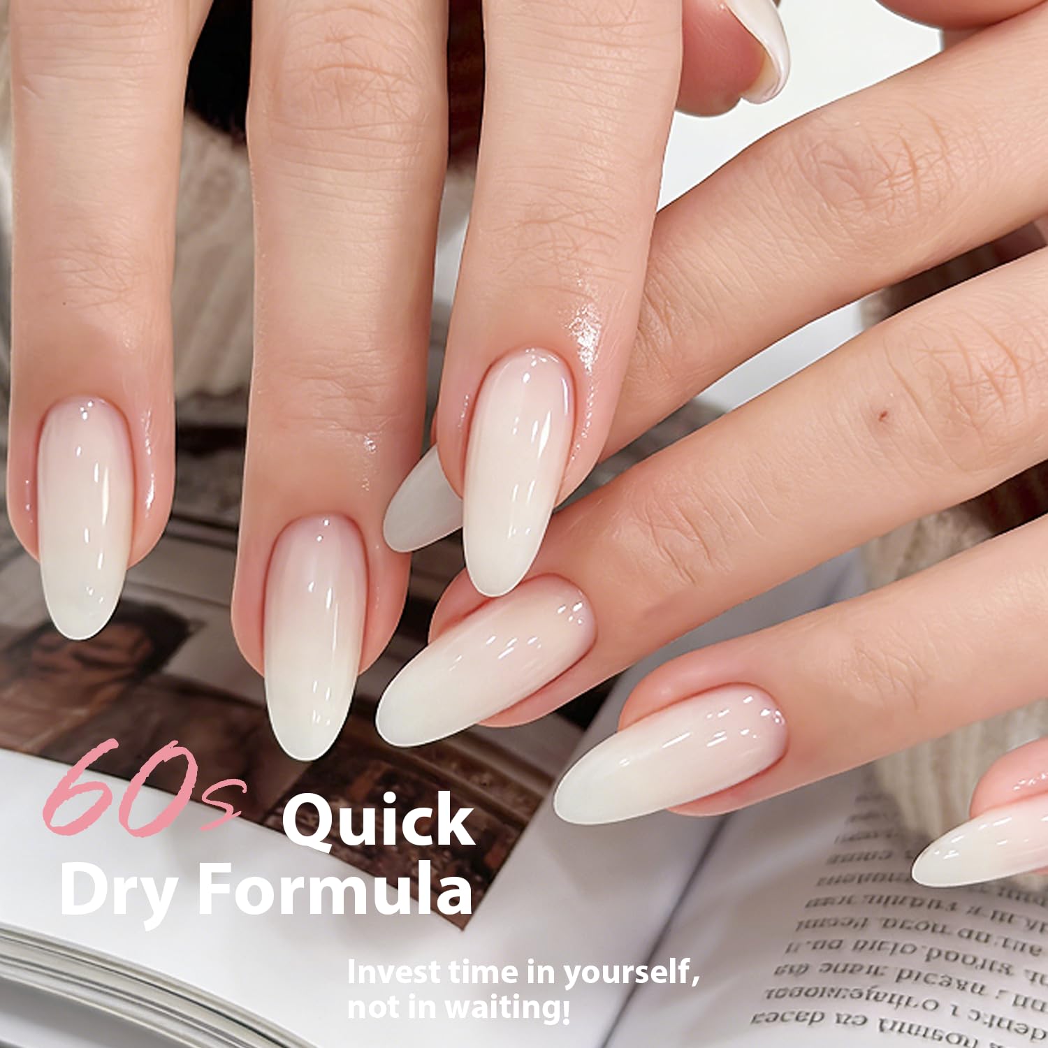 AzureBeauty Milky White swatches showing versatile coverage for daily and special looks.