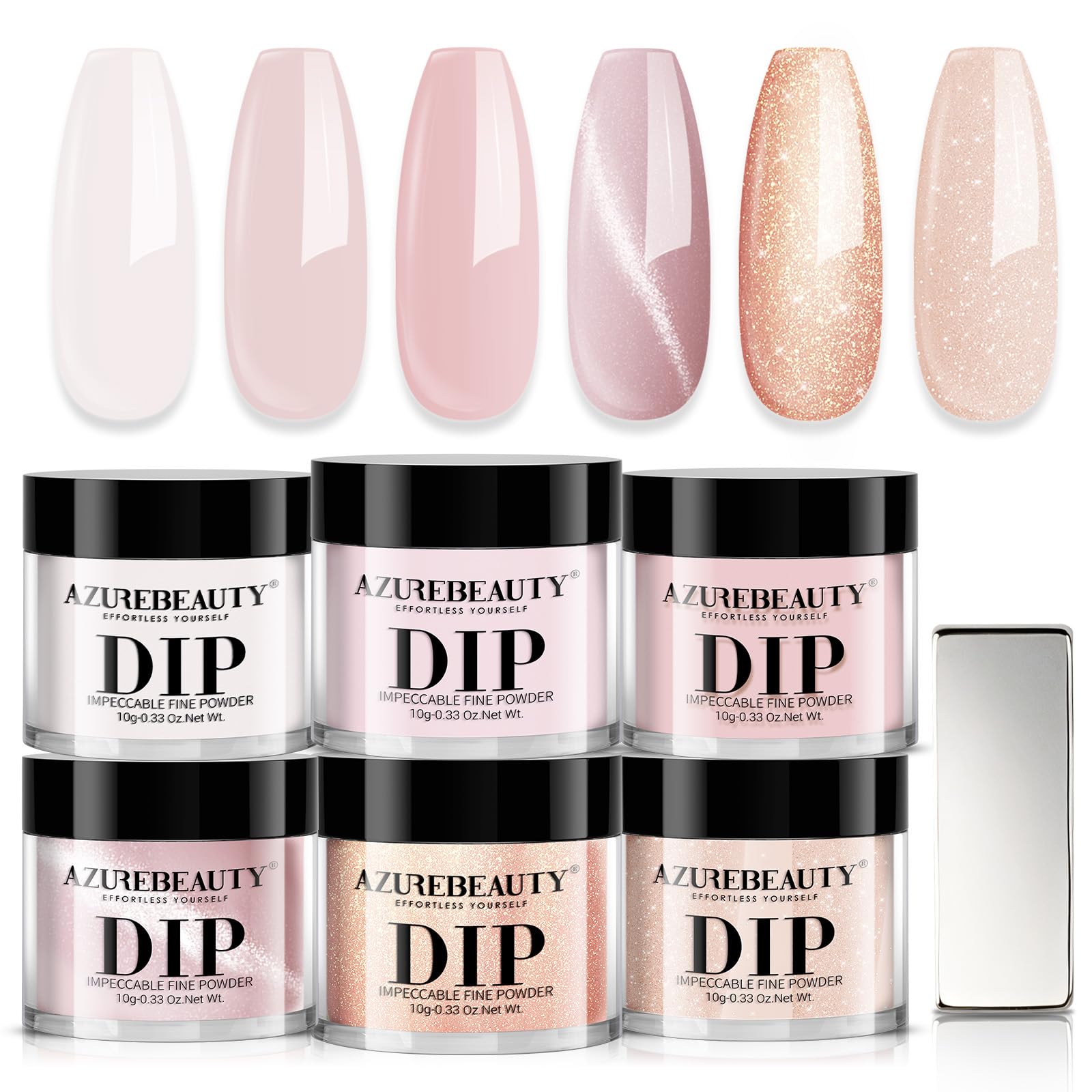 AZUREBEAUTY French-style nail art kit for timeless, natural-looking polish with shine