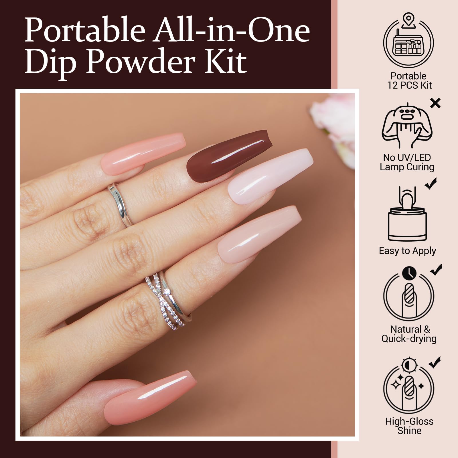 AZUREBEAUTY nail brush and file—precision tools for smooth shaping and detail work.