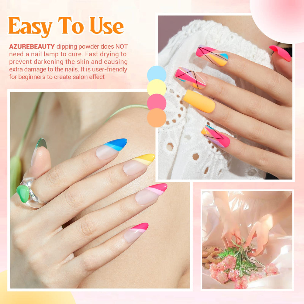 AzureBeauty nail brush and file provide precise shaping and clean finishes