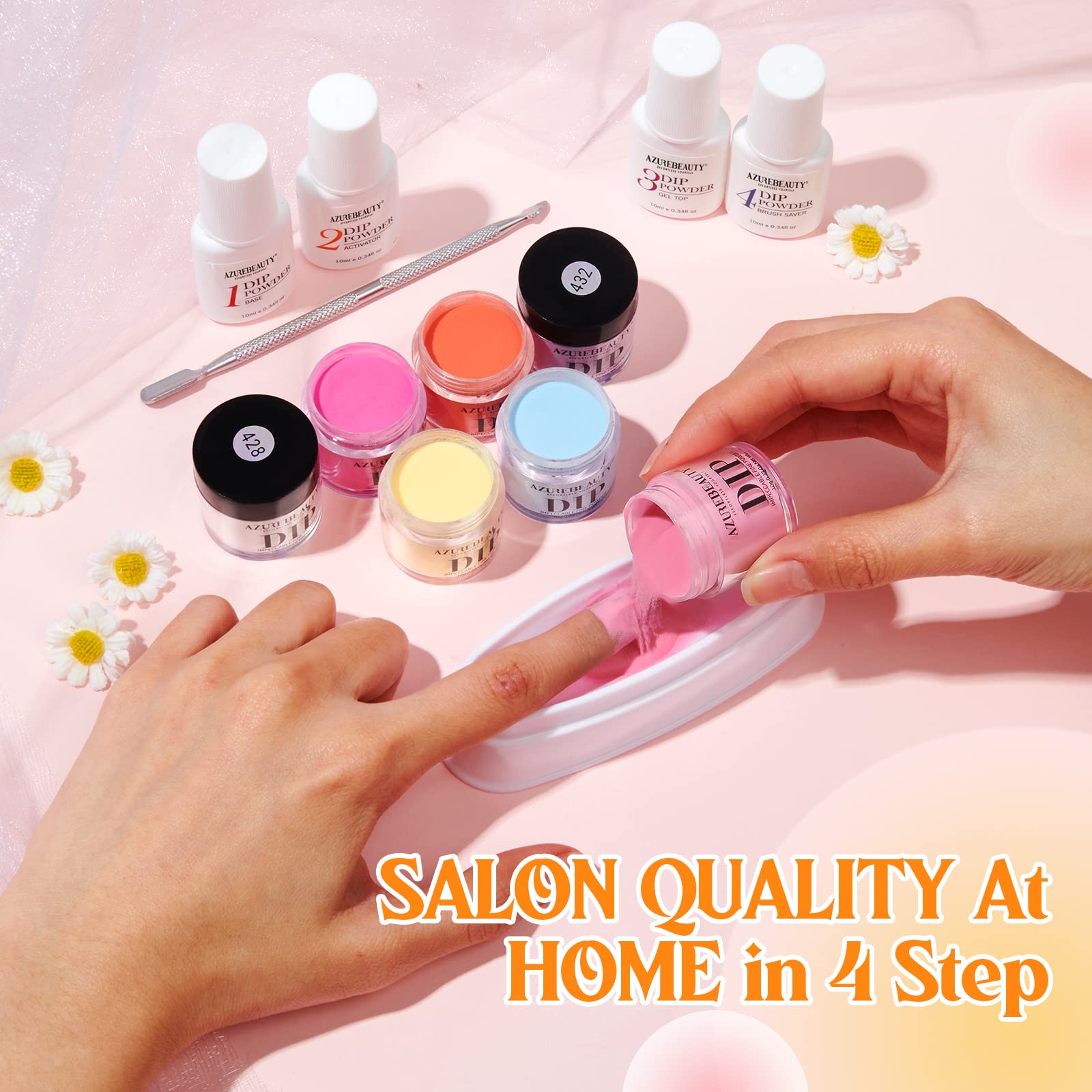 AzureBeauty nail buffer aids gentle smoothing for salon quality prep
