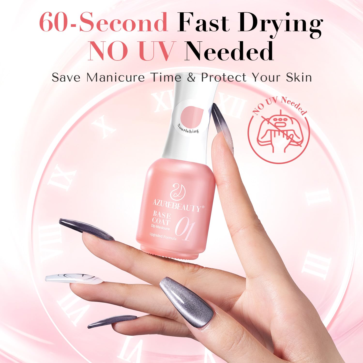 AZUREBEAUTY nail file displays essential shaping tool for DIY nails