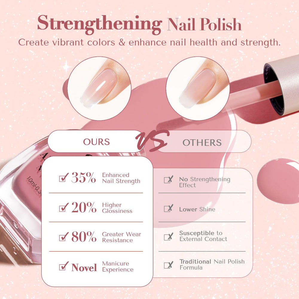AZUREBEAUTY pearl finish bottle reveals luminous, multi-dimensional nails