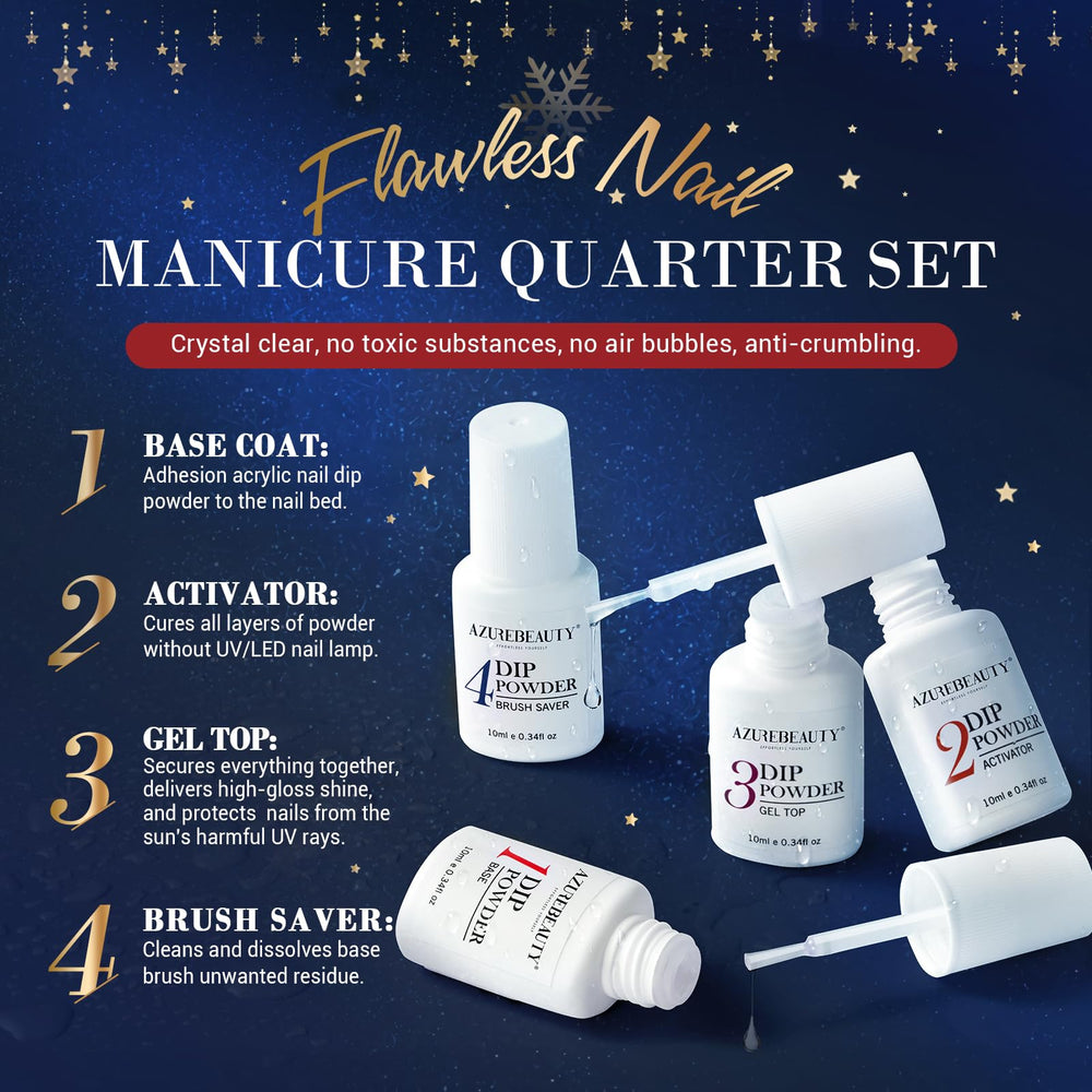 AZUREBEAUTY nail polishing block reveals buffed shine