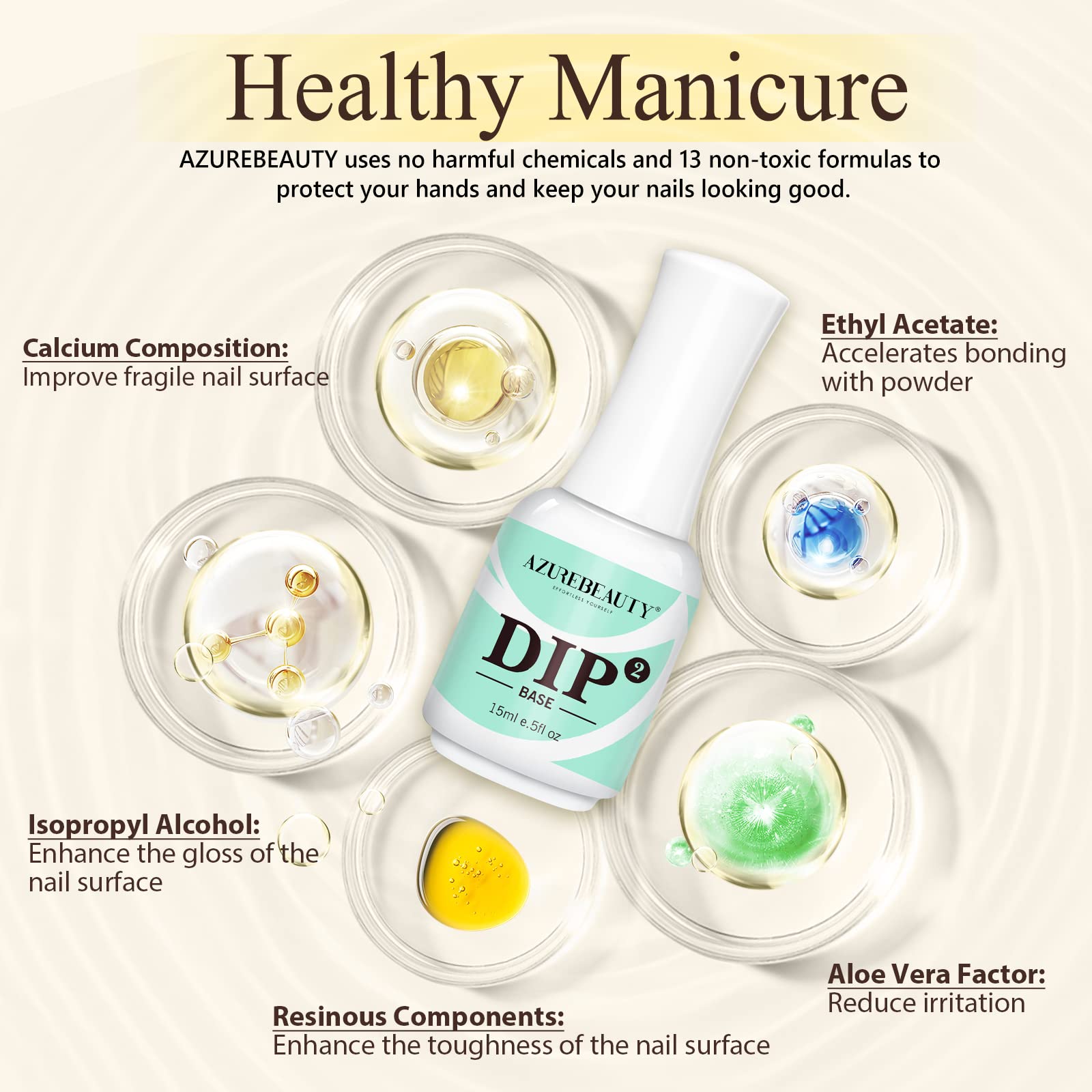 AZUREBEAUTY nail stick—precise cleanup and prep before polish.