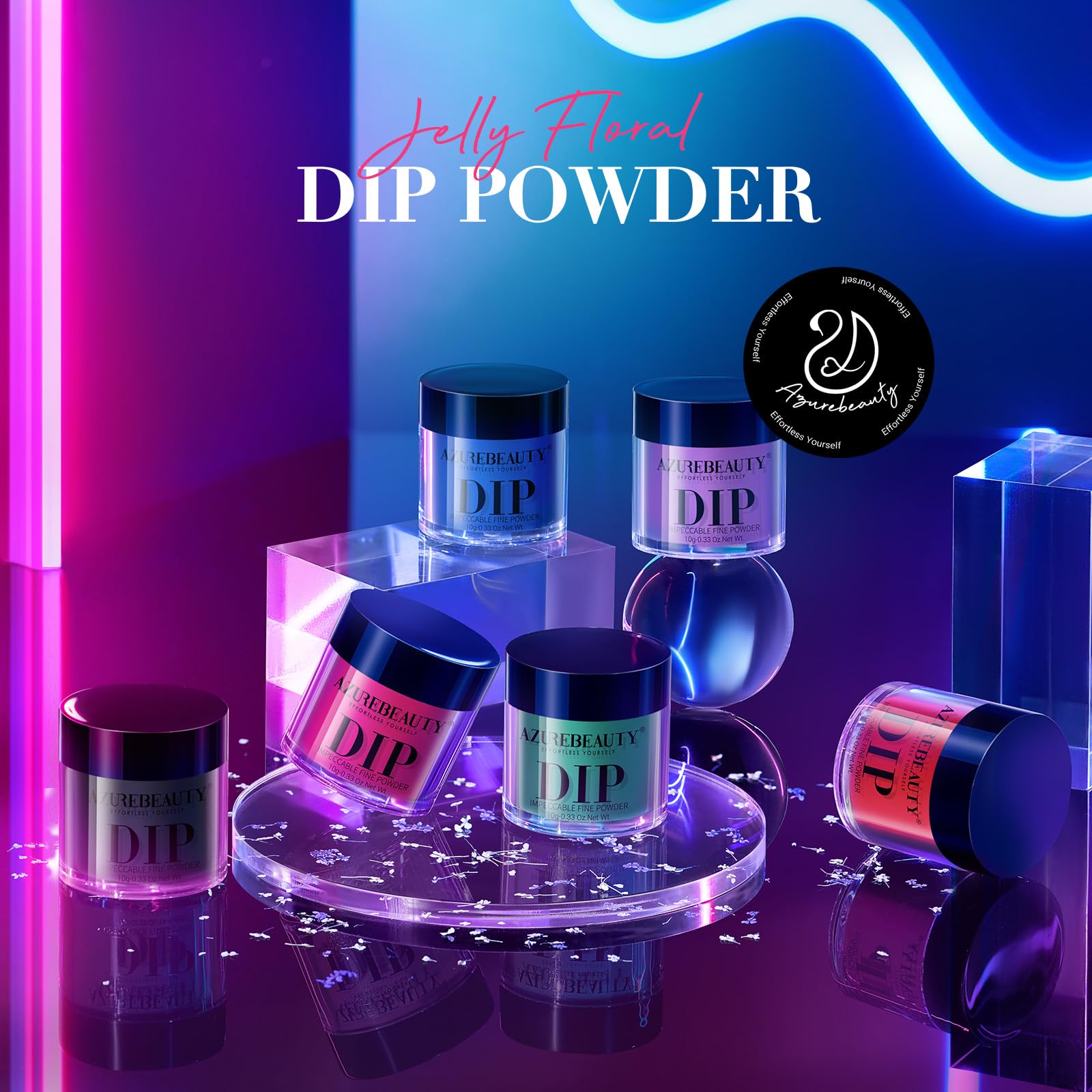 AZUREBEAUTY no-lamp mani image highlights easy air-dry results