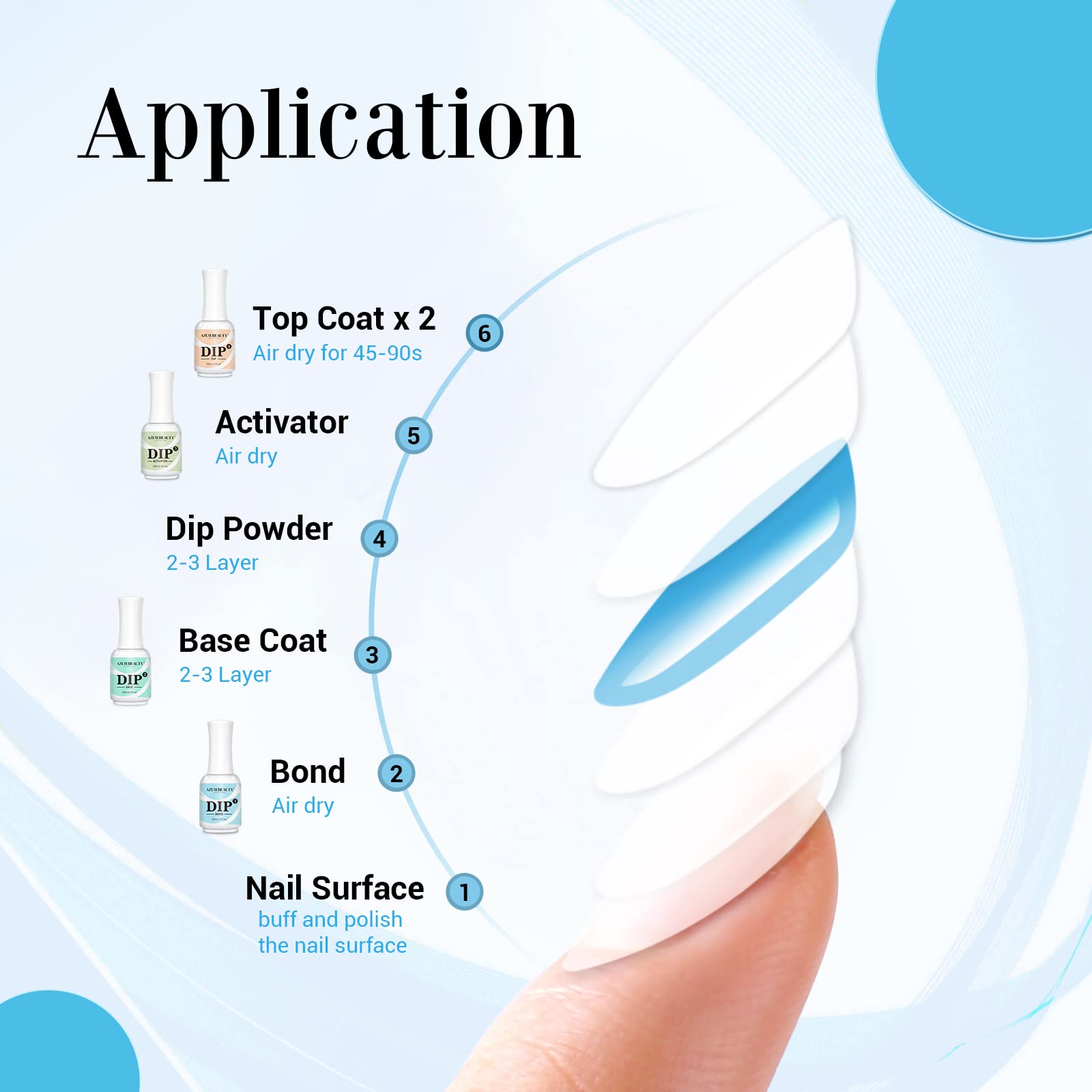 AZUREBEAUTY Professional salon use Bond Primer in a nail station