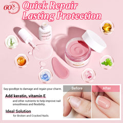 AZUREBEAUTY quick-drying repair glue 10ml shows precise application and fast set.