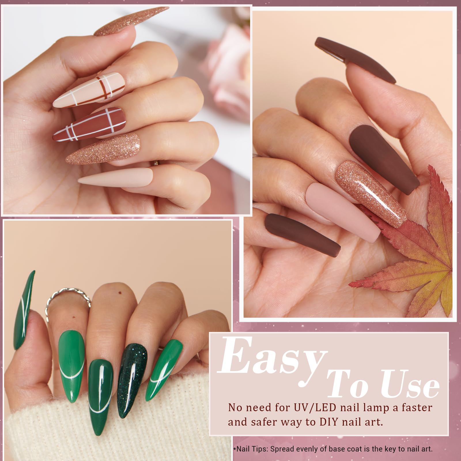 AZUREBEAUTY removal clips demonstrate quick, clean removal of dip powder