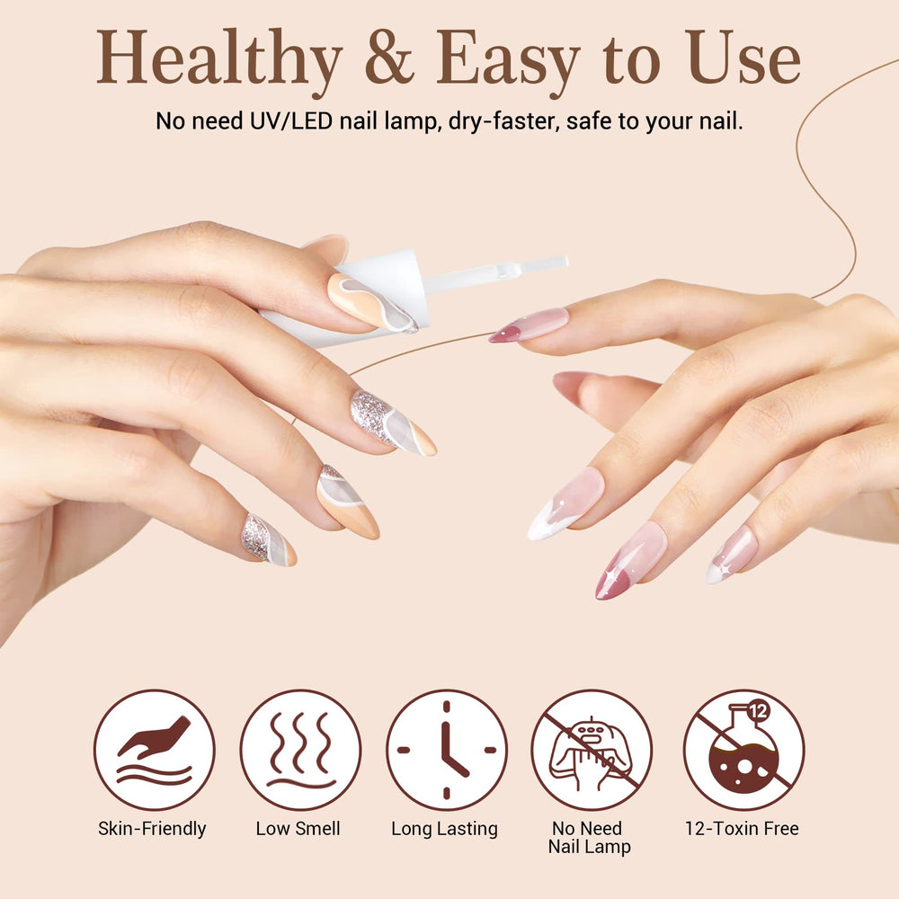 AZUREBEAUTY replacement brushes ensure consistent, precise dip powder application.