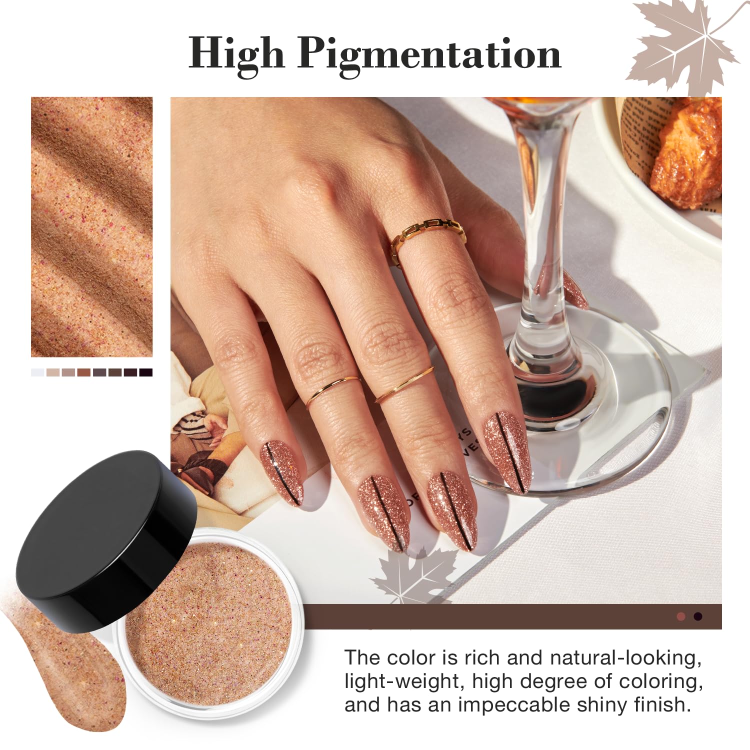 AZUREBEAUTY smooth finish nails demonstrates long-lasting wear with flawless shine.