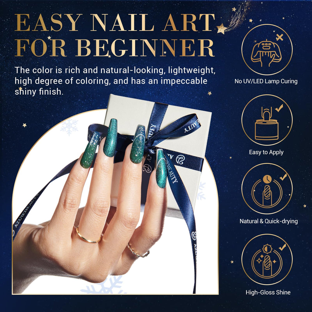AZUREBEAUTY top coat bottle adds high shine and chip resistance