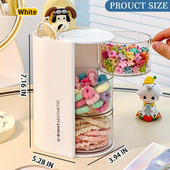 Azurphoric desk organizer doubles as hair-tie and pencil holder
