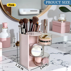 Azurphoric necklaces and earrings storage secures delicate jewelry while saving desk space.