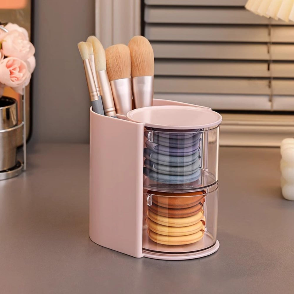 Azurphoric space-saving organizer—compact footprint fits bathroom counters