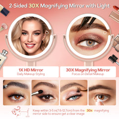 B Beauty Planet makeup mirror warm lighting for evening skincare