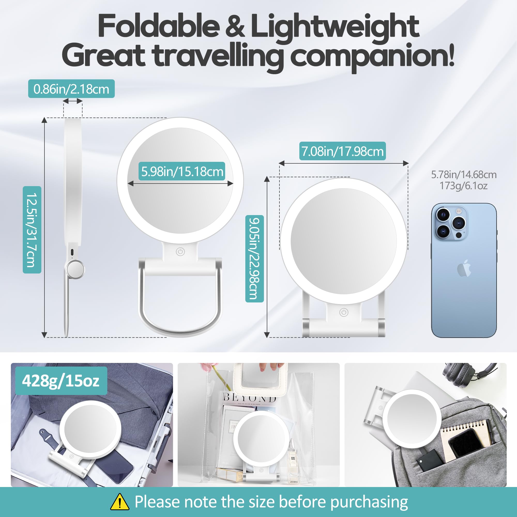 B Beauty Planet magnifying-mirror-1x side everyday look overview.