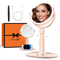 B Beauty Planet makeup mirror with 1x side for everyday makeup