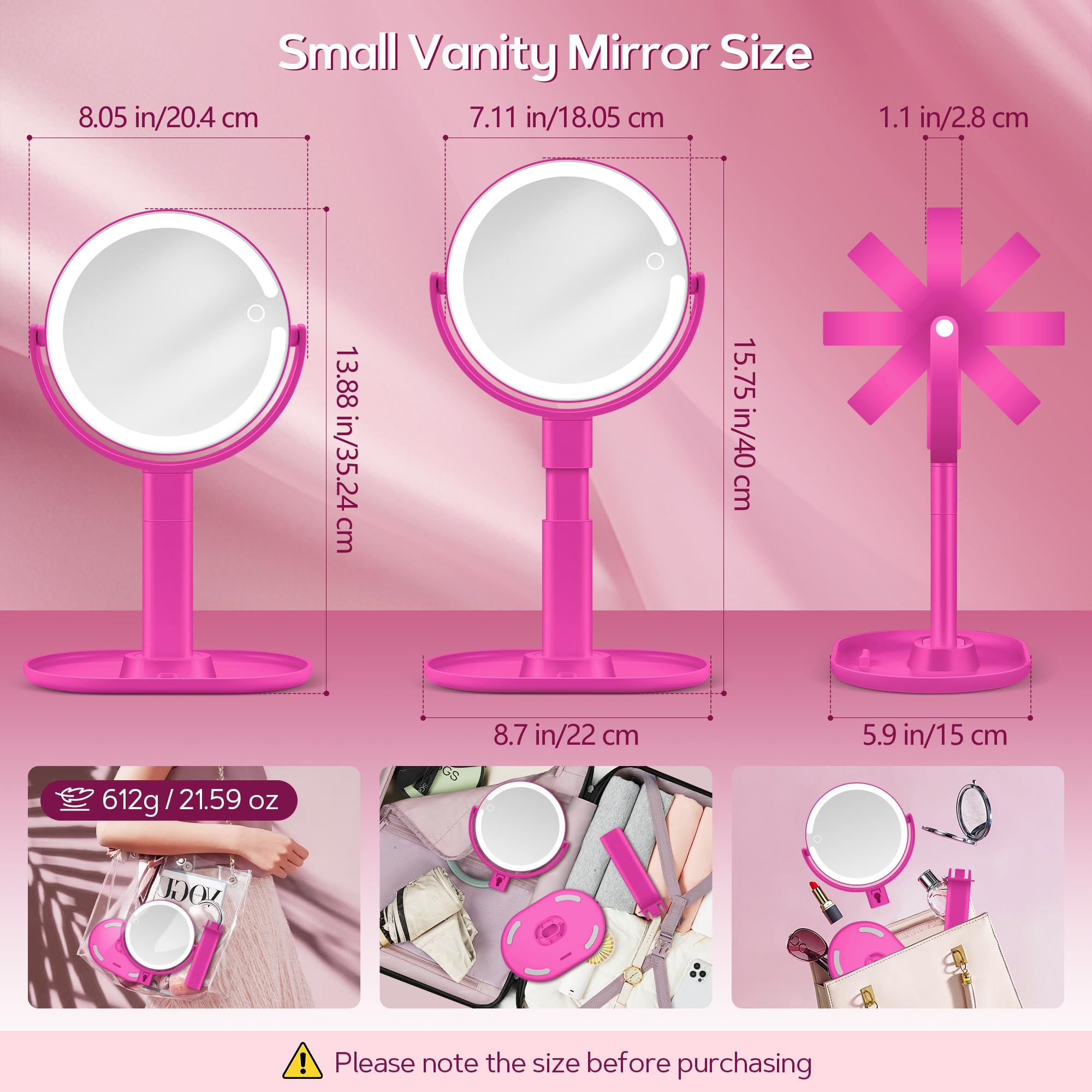 B Beauty Planet 30X magnification close-up for detailed eyelash work and skincare checks