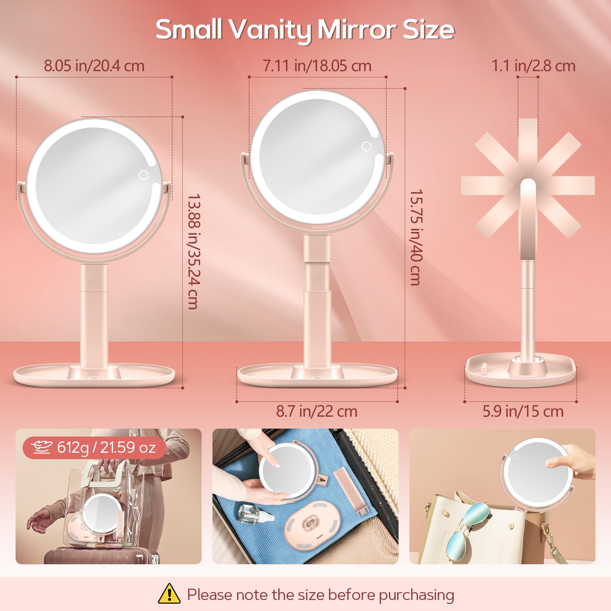 B Beauty Planet makeup mirror 30x magnification for precise detail work