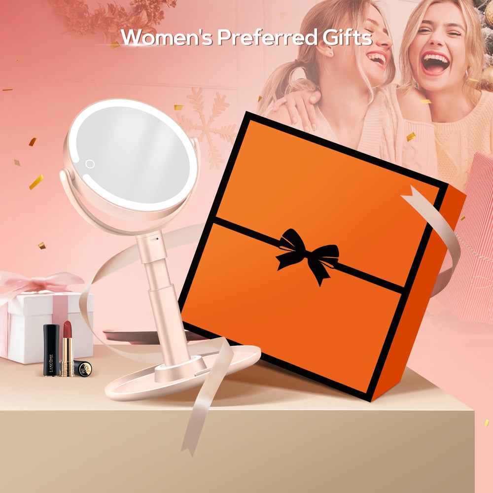B Beauty Planet makeup mirror is portable and travel-friendly