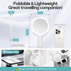 B Beauty Planet LED lighting panel provides three colors for different settings