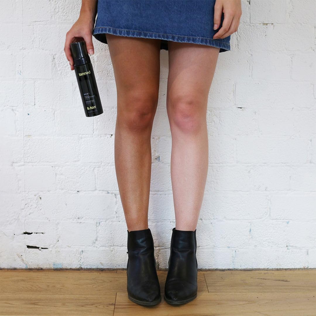 B.TAN Besties Bundle travel kit fits in a bag for on-the-go touch-ups.