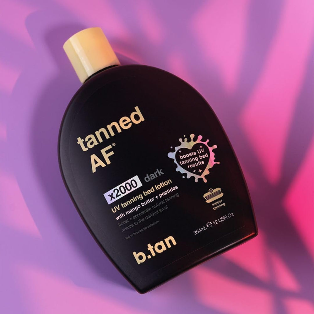 B.TAN lotion used outdoors for maintaining tan in the sun.