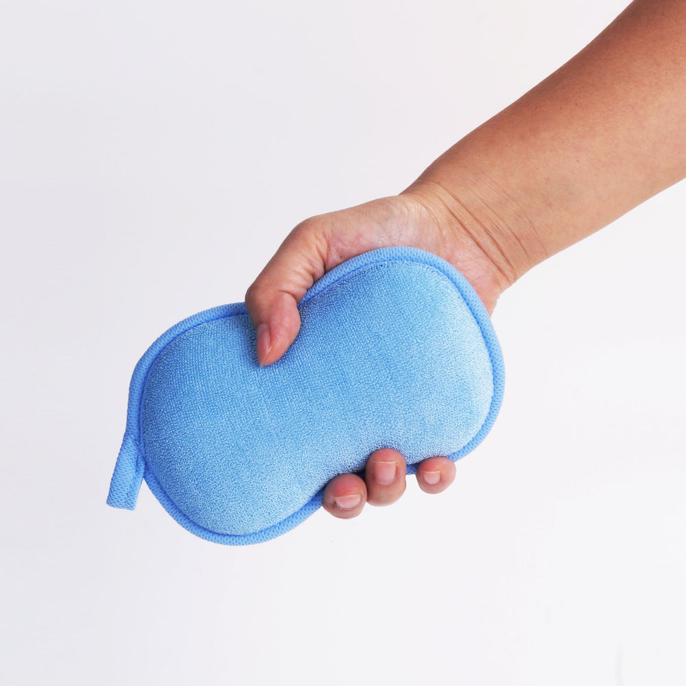 BabaMate baby bath sponge neutral color 2-pack ideal for gifting