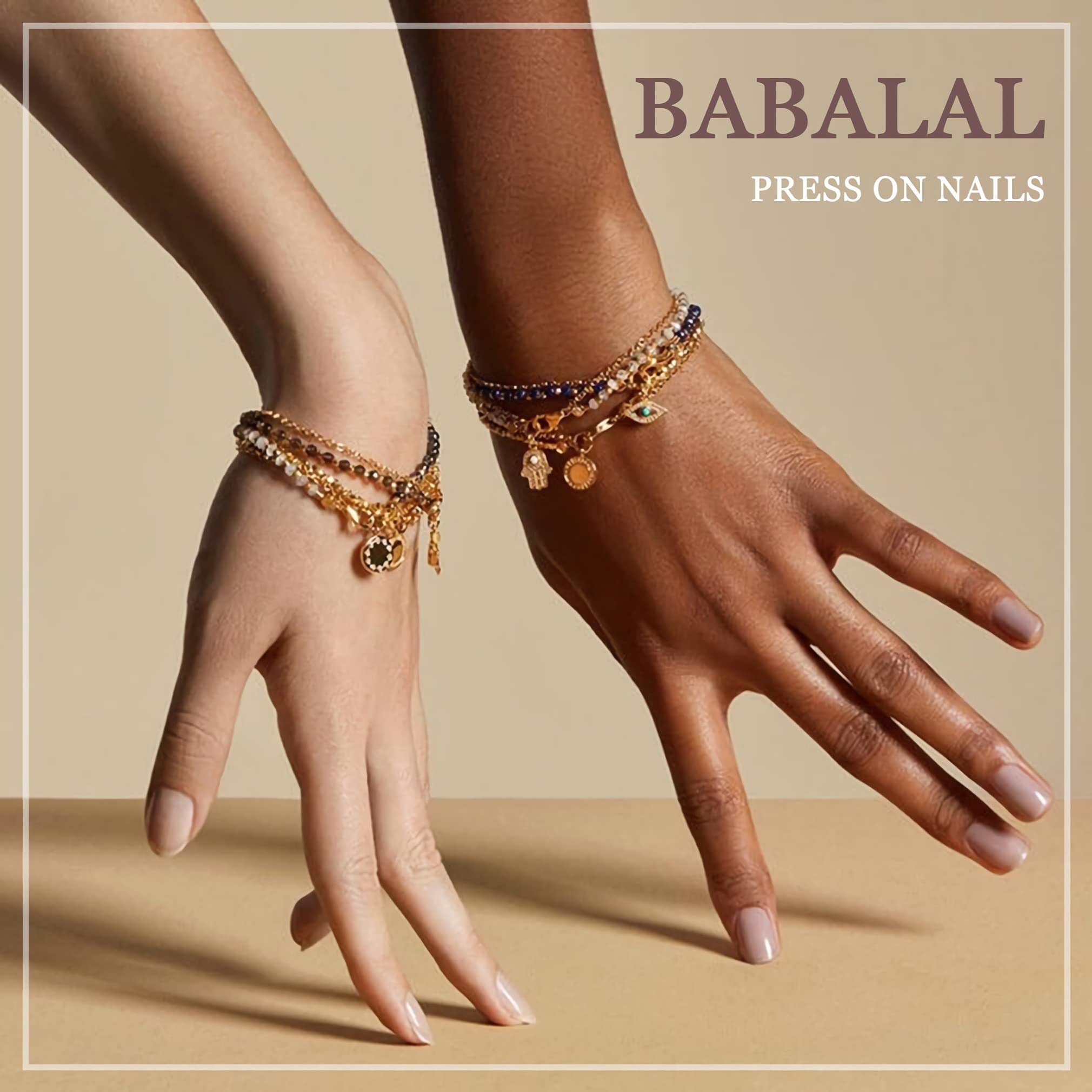BABALAL press-on nails ideal as a stylish gift for loved ones.