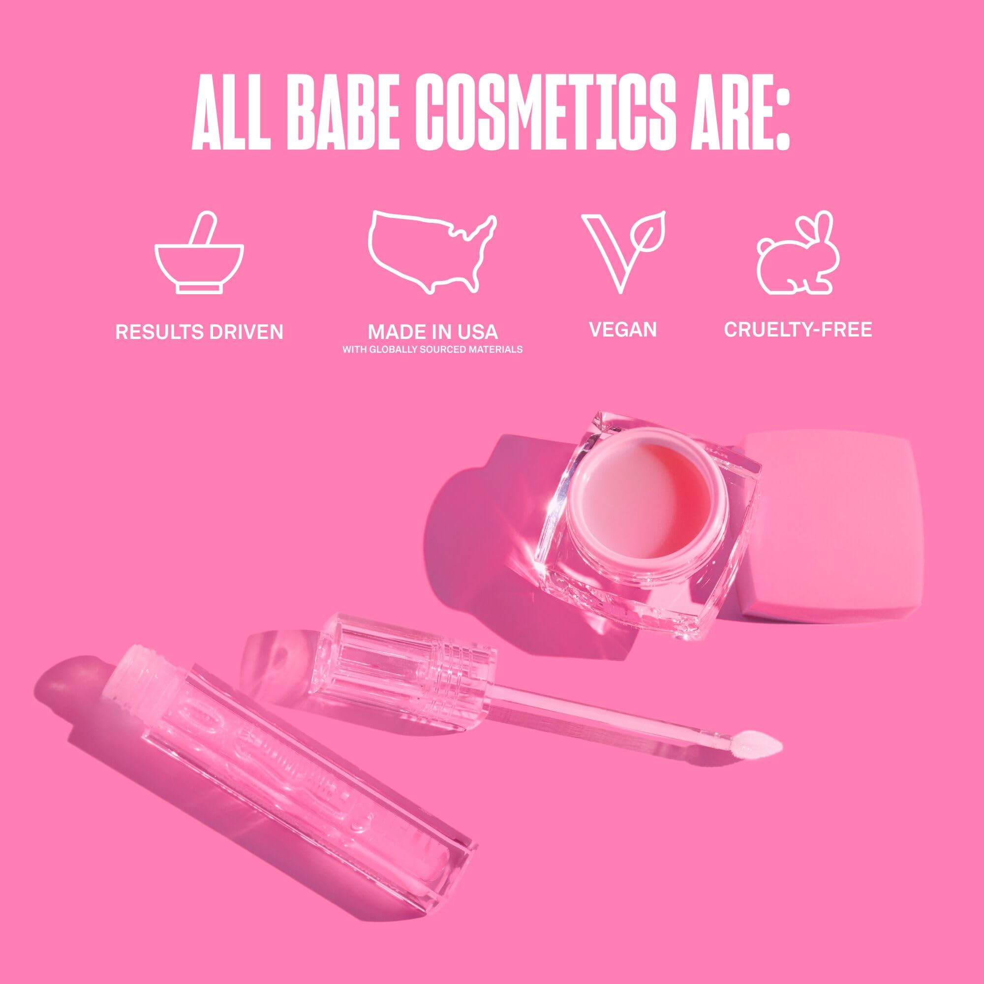 BABE ORIGINAL Babe Glow night routine sleeping mask on pillowcase implies overnight protection.