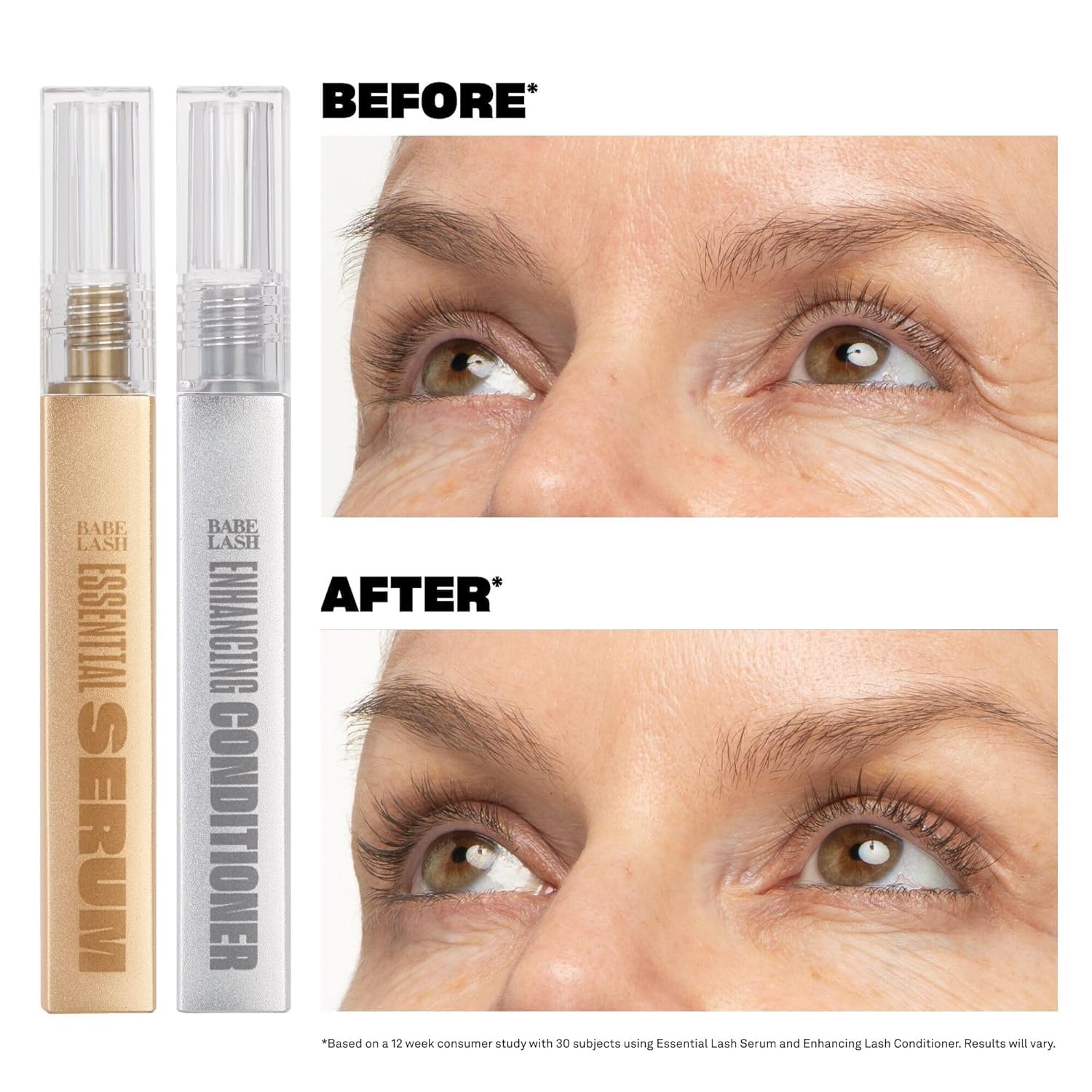 Babe Lash Enhancing Conditioner brush-applicator for precise daily conditioning