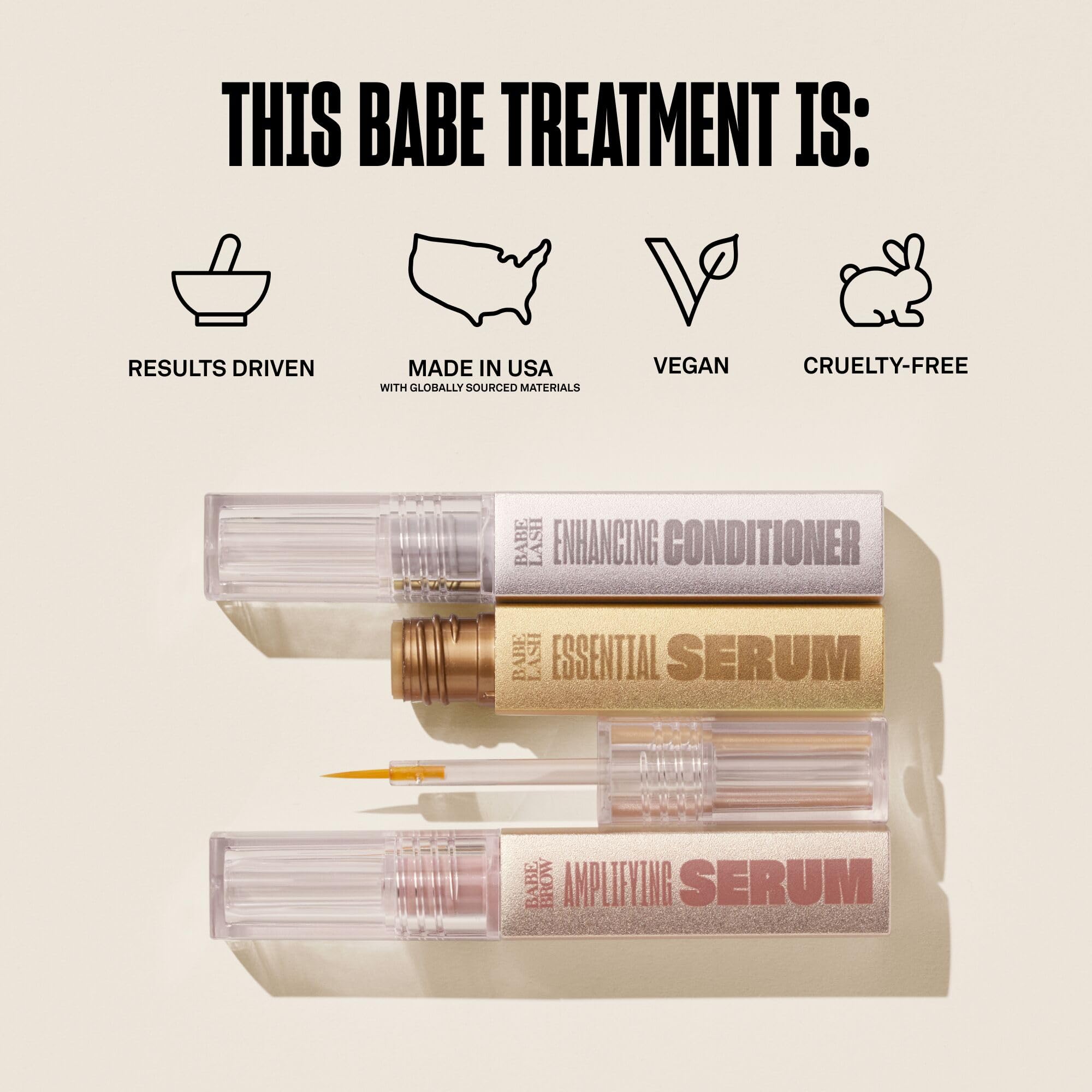 BABE ORIGINAL brow strokes demo shows natural shaping and coverage.