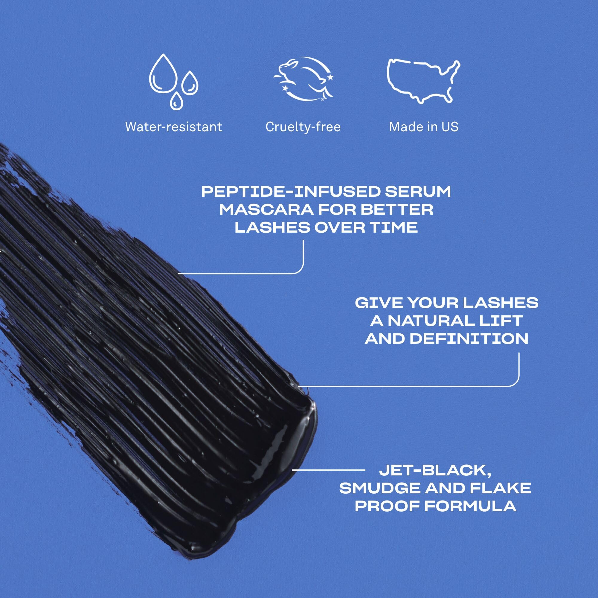 Babe Original Enriching Mascara water-resistant formula for all-day wear