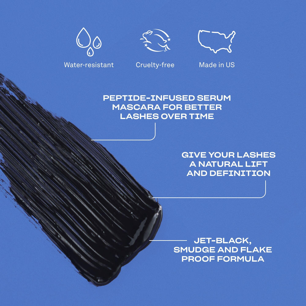 Babe Original Enriching Mascara water-resistant formula for all-day wear