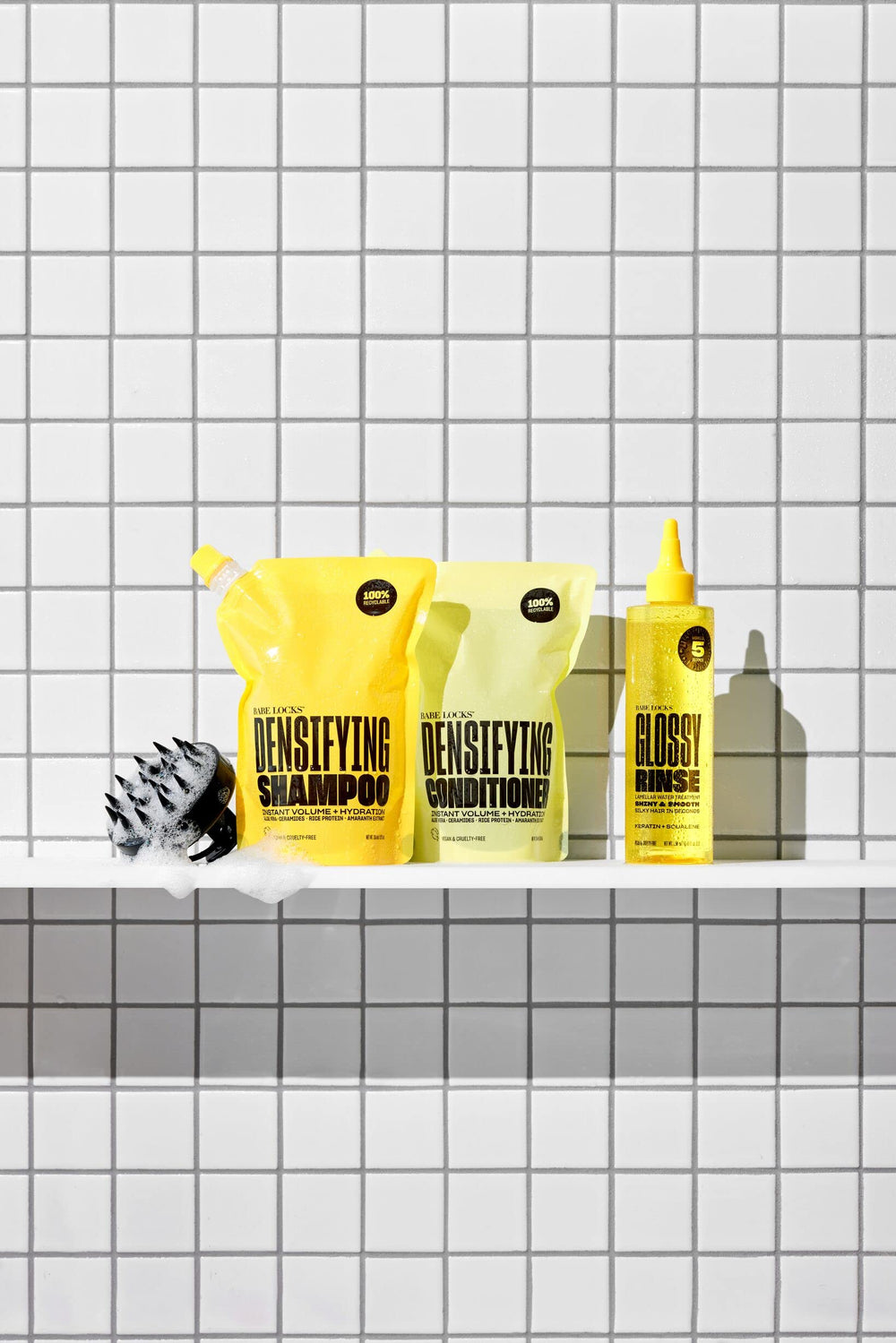 BABE ORIGINAL After-use hair appears soft, luminous, and manageable